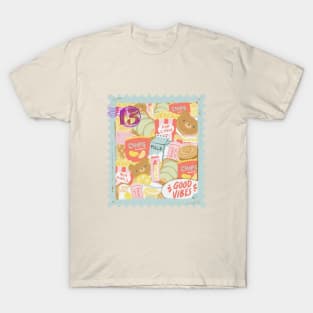 Cute Kawaii Food and Drinks Theme T-Shirt